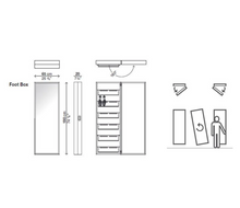 Load image into Gallery viewer, Foot Box - Scarpiera