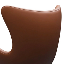 Load image into Gallery viewer, 3316 Egg Chair Poltrona - Pelle Essential Walnut/ Warm Graphite