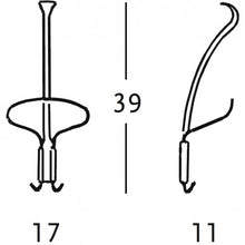 Carica l'immagine nel visualizzatore di Gallery, Appendiabiti da parete Museo bianco