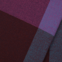 Load image into Gallery viewer, Colour Block Blankets coperta blu - bordeaux