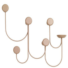 Carica l'immagine nel visualizzatore di Gallery, Pina appendiabiti da parete 5 ganci