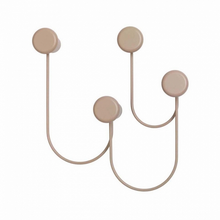 Load image into Gallery viewer, Pina appendiabiti da parete 4 ganci