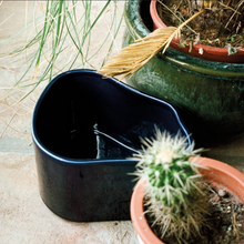 Load image into Gallery viewer, Vaso Riihitie Plant Pot (modello A in ceramica blu)
