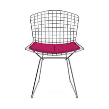 Carica l'immagine nel visualizzatore di Gallery, Bertoia sedia cromata con cuscino