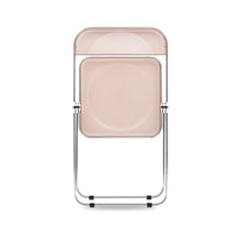 Load image into Gallery viewer, Sedia Plia (struttura cromata seduta rosa fumè)