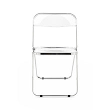 Load image into Gallery viewer, Sedia Plia (struttura cromata seduta trasparente)