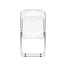 Load image into Gallery viewer, Sedia Plia (struttura cromata seduta trasparente)