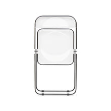 Load image into Gallery viewer, Sedia Plia (struttura nera, scocca trasparente)