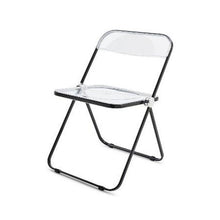 Load image into Gallery viewer, Sedia Plia (struttura nera, scocca trasparente)