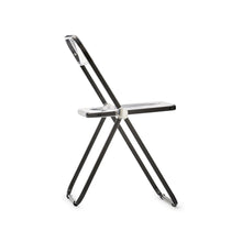 Load image into Gallery viewer, Sedia Plia (struttura nera, scocca trasparente)