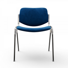 Load image into Gallery viewer, Sedia Dsc 106 in velluto colore prussia