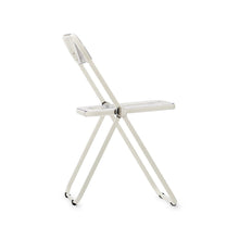 Load image into Gallery viewer, Sedia Plia (struttura bianca seduta trasparente)