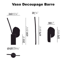 Load image into Gallery viewer, Vaso Découpage