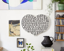 Load image into Gallery viewer, Metal Wall Relief International Love Heart