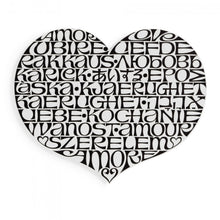 Load image into Gallery viewer, Metal Wall Relief International Love Heart