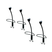 Carica l'immagine nel visualizzatore di Gallery, Appendiabiti da parete Museo nero