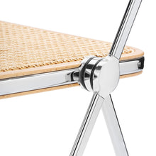 Carica l'immagine nel visualizzatore di Gallery, Sedia Plia in paglia di Vienna