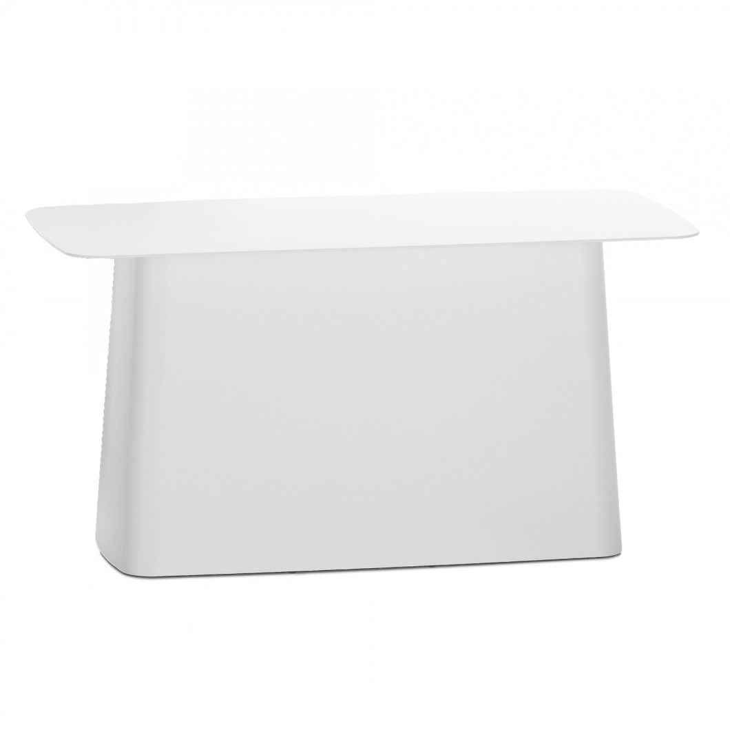Tavolino Metal Side Table grande bianco