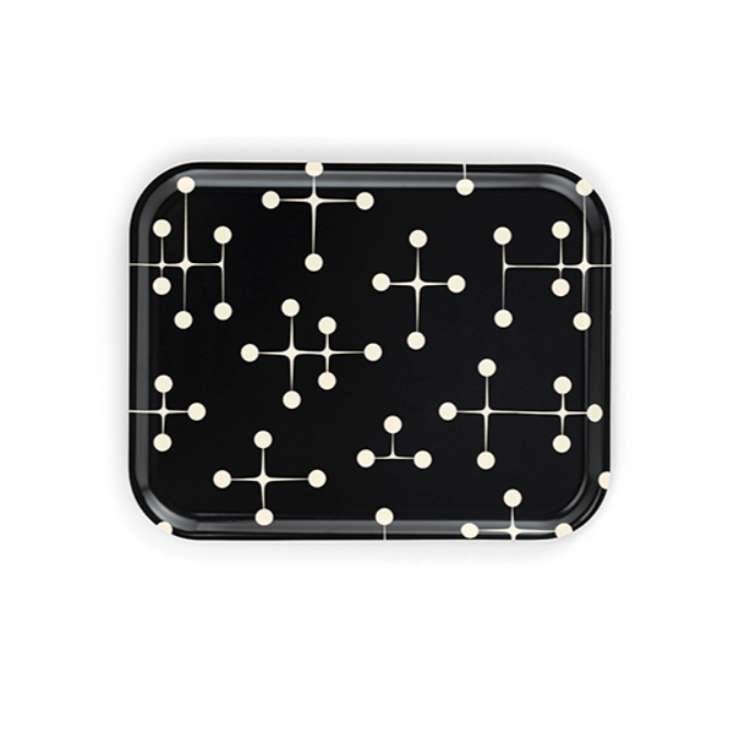 Classic Tray large Dot Pattern reverse dark