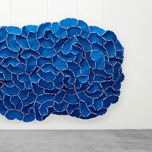 Load image into Gallery viewer, Clouds decorazioni da parete colore perla / azzurro (set di 24 pz)
