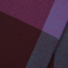 Load image into Gallery viewer, Colour Block Blankets coperta blu - bordeaux
