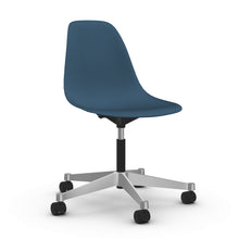 Carica l&#39;immagine nel visualizzatore di Gallery, Eames Plastic Side Chair PSCC sedia ufficio su ruote
