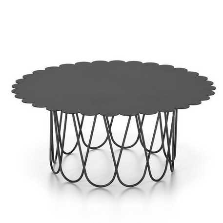 Tavolino Flower Table grande antracite