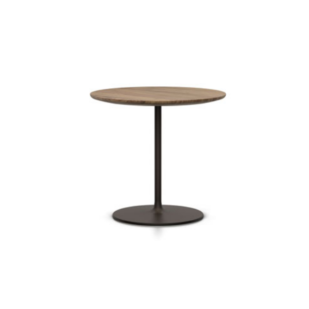 Occasional Low Table altezza 45 cm. con top in noce americano