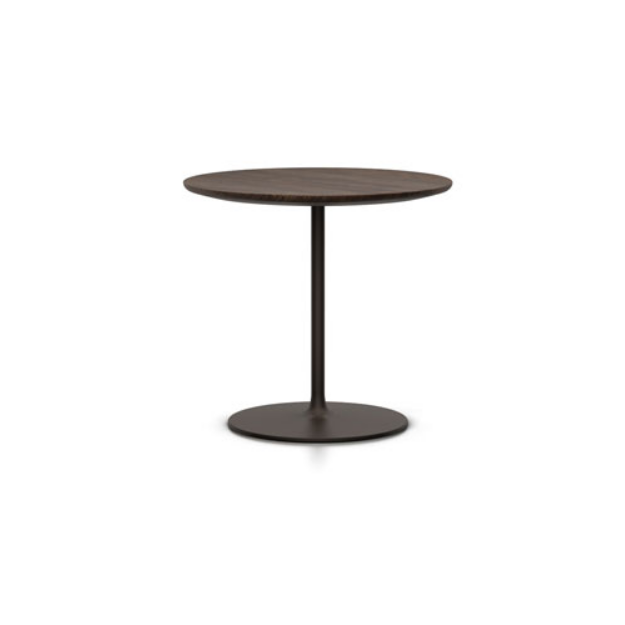 Occasional Low Table altezza 45 cm. con top rovere scuro