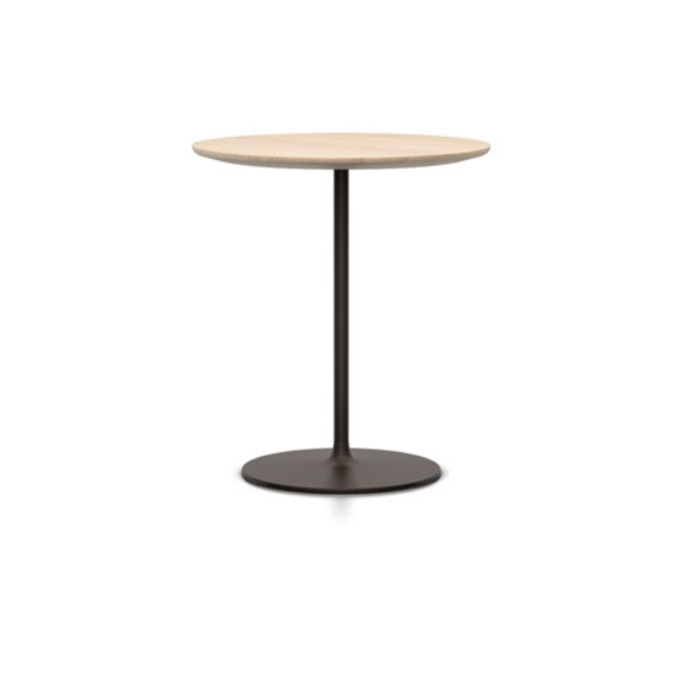 Occasional Low Table altezza 55 cm. con top in rovere naturale