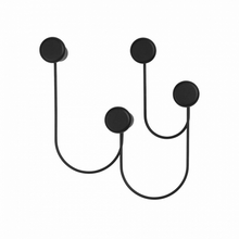 Carica l&#39;immagine nel visualizzatore di Gallery, Pina appendiabiti da parete 4 ganci
