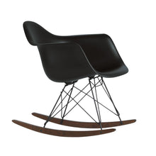 Load image into Gallery viewer, Sedia a dondolo RAR Eames Plastic Armchair (base acero scuro)
