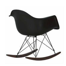 Load image into Gallery viewer, Sedia a dondolo RAR Eames Plastic Armchair (base acero scuro)
