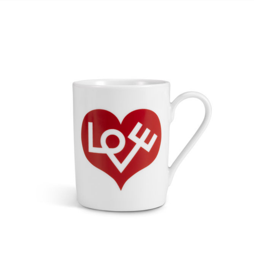 Coffee Mug – Tazza Love Heart, Crimson