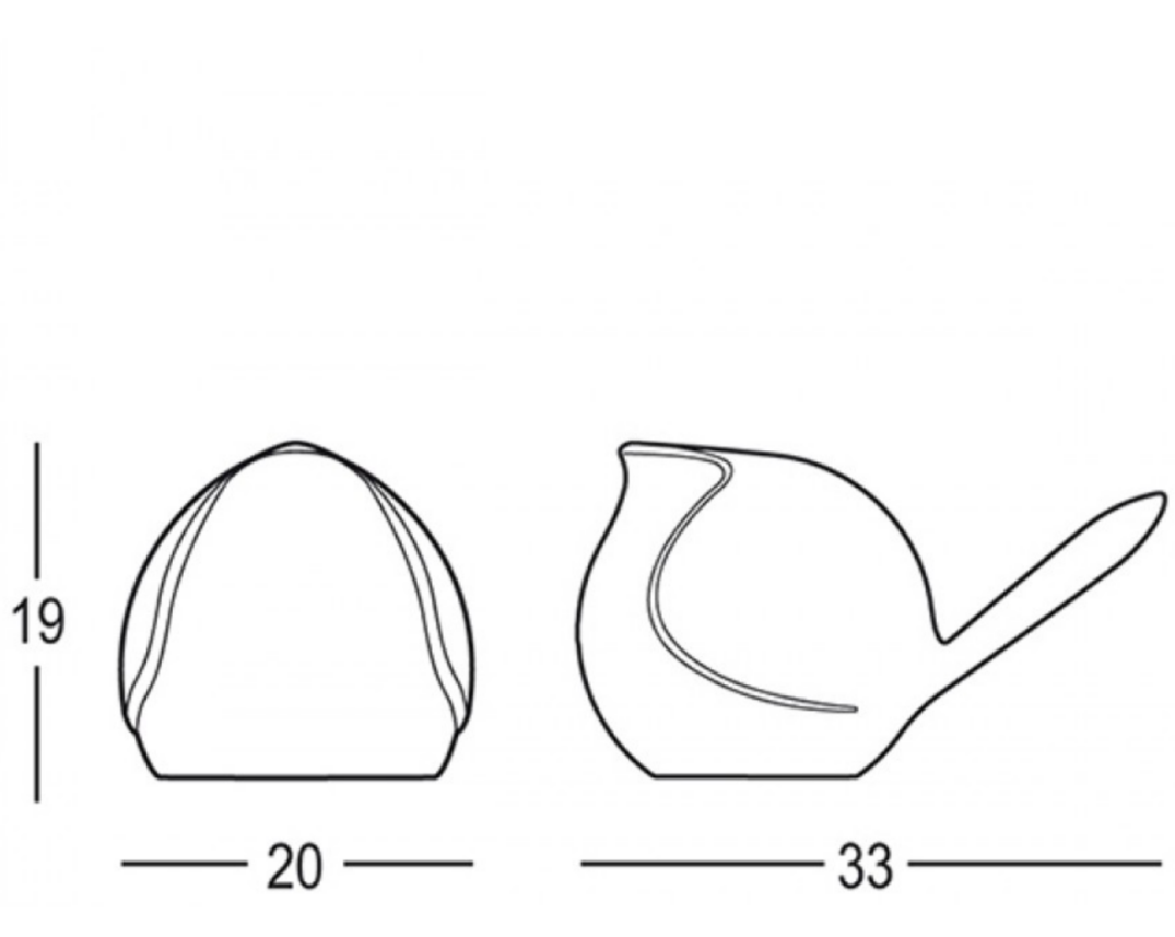 cinciallegra azzurra - 6 Biggie uccellino decorativo Plust+ – Micozzi Interni Store