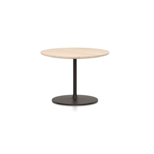 Occasional Low Table altezza 35 cm. con top in rovere naturale