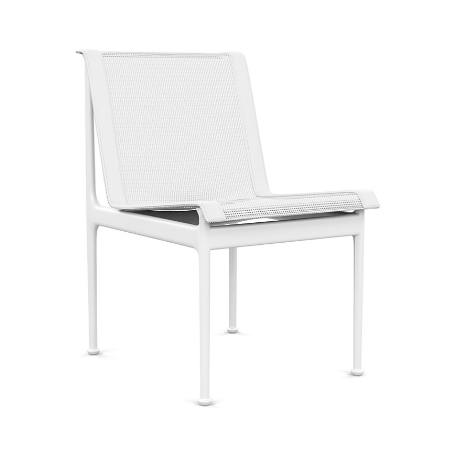 Sedia 1966 Dining Chair knoll (struttura bianca e rete bianca)