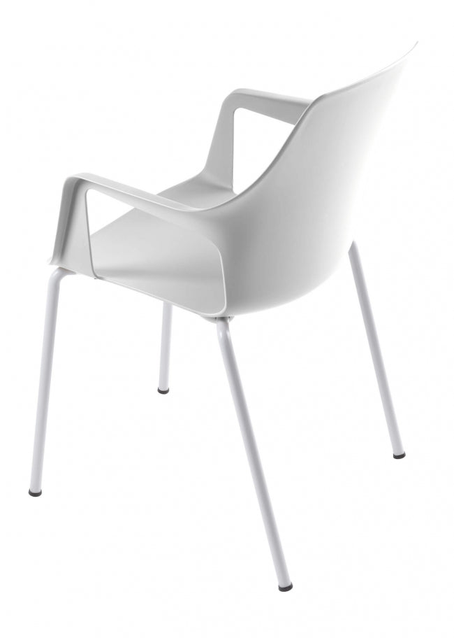 Vesper 2 con braccioli Set di 4 sedie