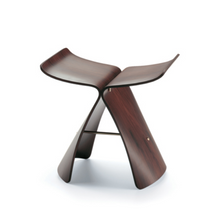 Carica l&#39;immagine nel visualizzatore di Gallery, Sgabello Butterfly Stool finitura palissandro
