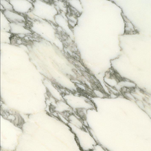Carica l&#39;immagine nel visualizzatore di Gallery, Tavolino Saarinen Ø 41 base bianca e piano in marmo arabescato
