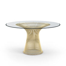 Load image into Gallery viewer, Tavolo Platner Ø 135 cm (struttura oro 18k)
