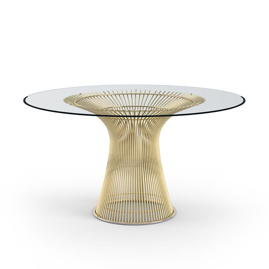 Tavolo Platner Ø 135 cm (struttura oro 18k)