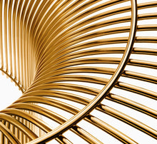 Load image into Gallery viewer, Tavolo Platner Ø 135 cm (struttura oro 18k)
