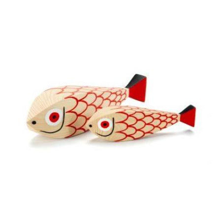 Wooden Doll Mother Fish & Child