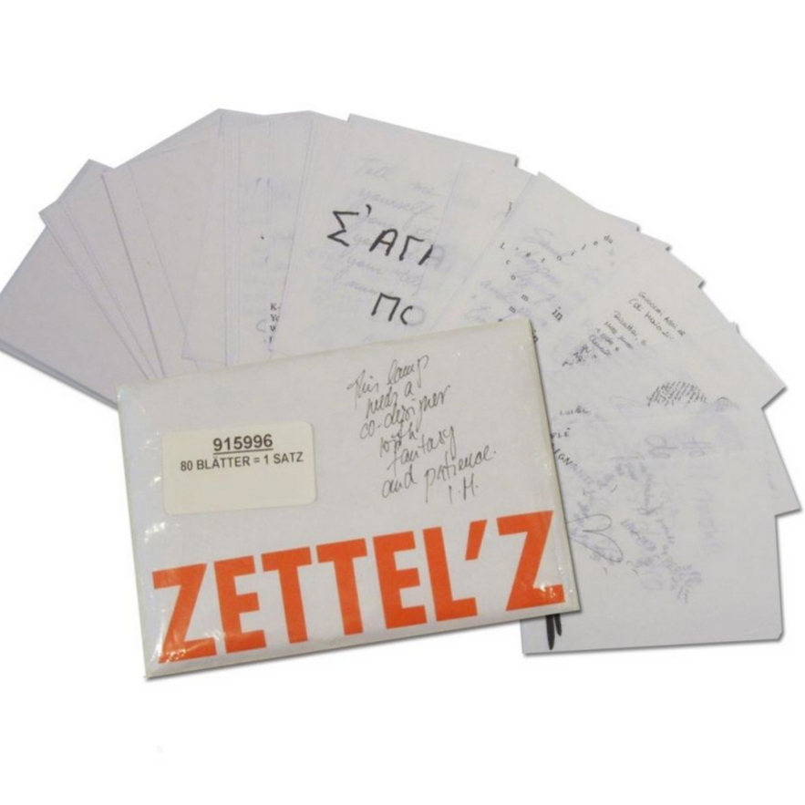 Zettel'z 6 Pacco di 80 fogli bianchi