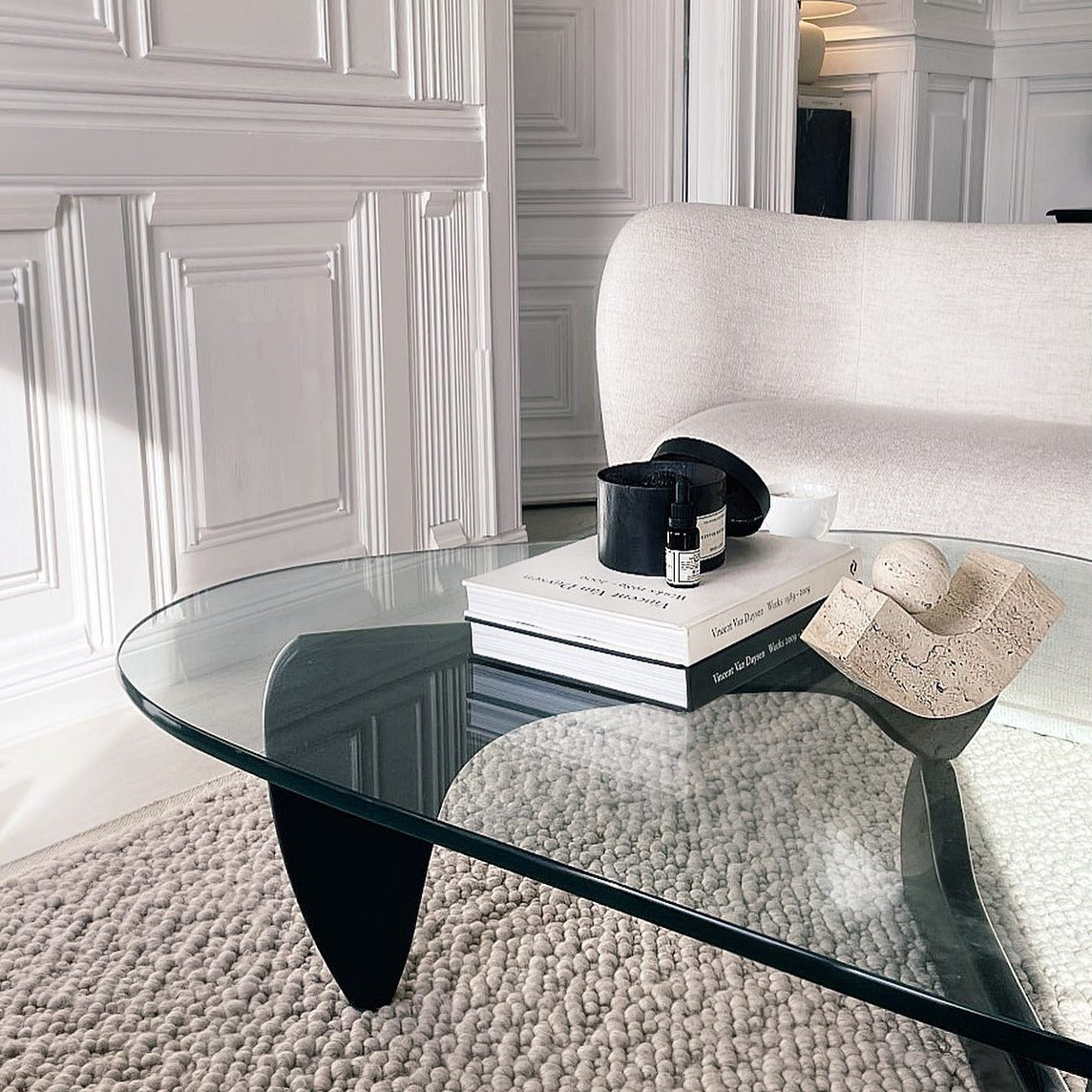 Noguchi coffee table in frassino nero Vitra – Micozzi Interni Store