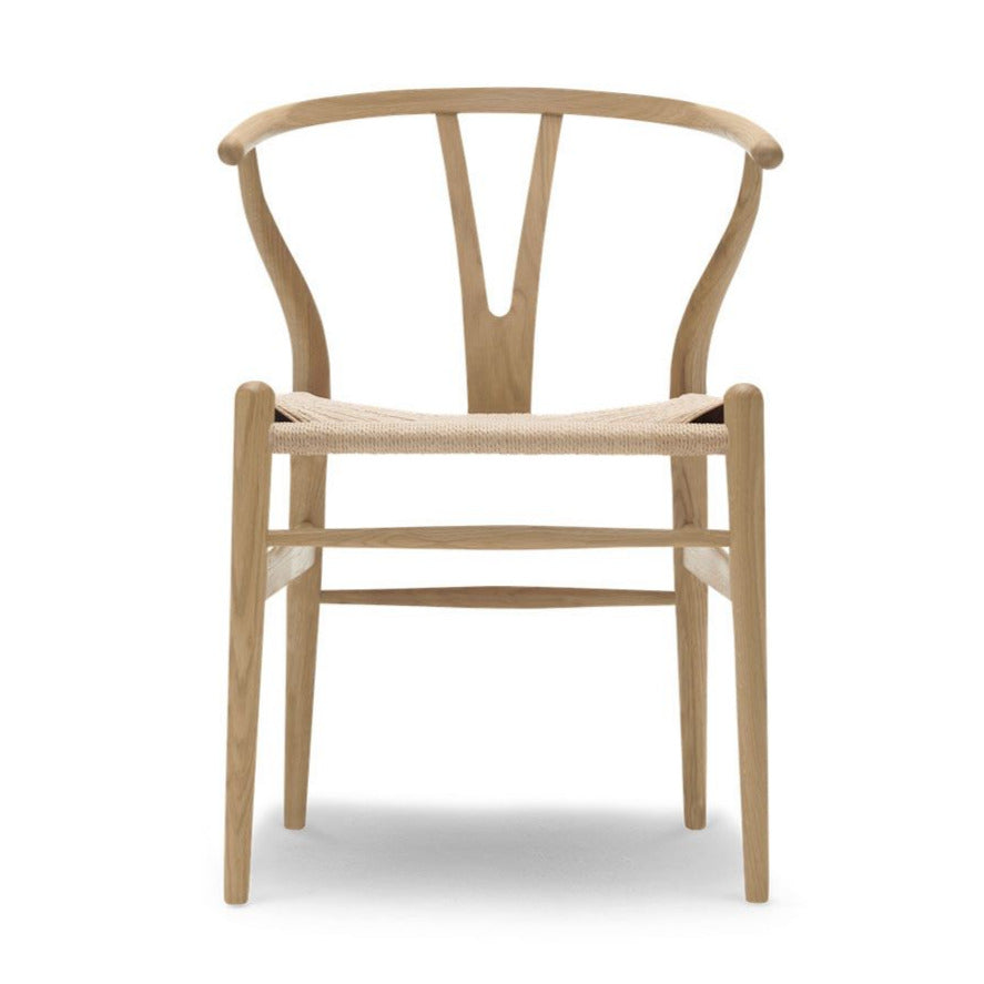 Sedia CH24 Wishbone Chair (finitura rovere saponato) Carl Hansen & Søn
