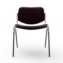 Carica l&#39;immagine nel visualizzatore di Gallery, Sedia Dsc 106 in velluto colore vino
