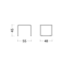 Carica l&#39;immagine nel visualizzatore di Gallery, Laccio tavolino quadrato (top marmo nero marquina)

