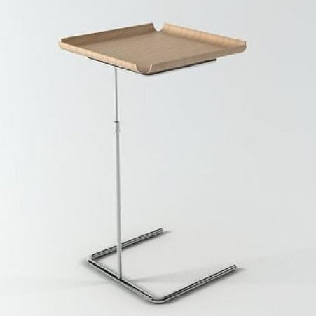 Tray Table (base cromo - piano acero)